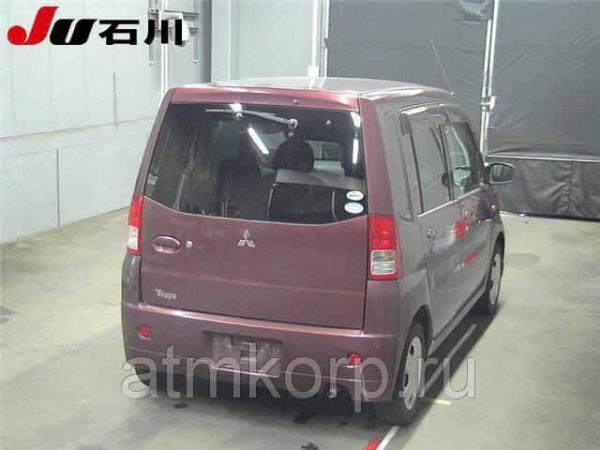 Хэтчбек малолитражный MITSUBISHI TOPPO кузов H82A гв 2009 4WD пробег 96 тыс км цвет малиновый красный — фото 2